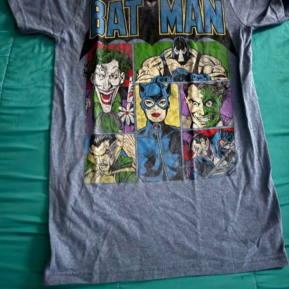 DC Comics Batman Villains Short Sleeve Tee - Blue